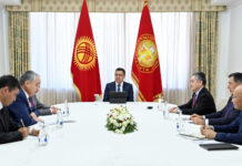 Садыр Жапаров принял министров иностранных дел государств ЦА