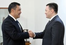 Садыр Жапаров принял генпрокурора России Игоря Краснова