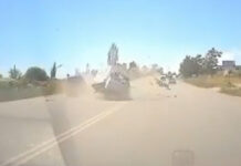 Момент серьезного ДТП в Чолпон-Ате попал на видео