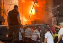 «Дордой» базарындагы өрттөн үч адам жабыркады