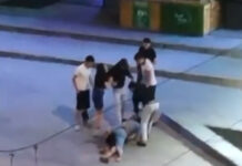 В Бишкеке группа парней избила одного. Милиция ищет участников драки