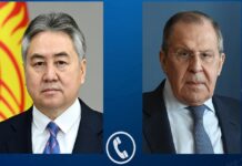 Главы МИД КР и РФ Колубаев и Лавров переговорили по телефону. Что обсудили