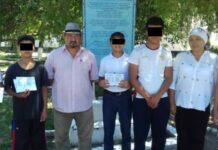 Чүйдө абактагы 7 өспүрүм окууну аяктагандыгы тууралуу күбөлүк алды