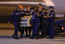 Самолет с телами погибших в ДТП под Ульяновском кыргызстанцев вылетел в Ош