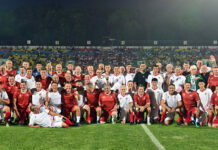 Дружественный матч легенд футбола завершился ничьей