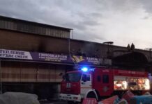 Пожар в торговом центре «Таатан» потушен