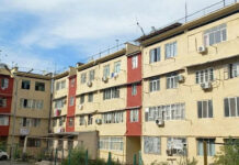 Ошто көп кабаттуу үйлөрдүн фасаддары жаңыланууда