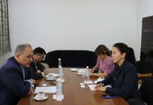 Акыйкатчы Ирандын Кыргызстандагы элчиси Саид Харази менен жолугушту