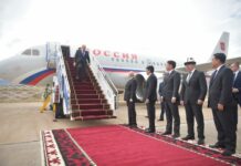 Россия Федерациясынын өкмөтүнүн төрагасы Михаил Мишустин Кыргызстанга келди