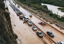 В Бооме снова сошли сели. Движение частично перекрыто
