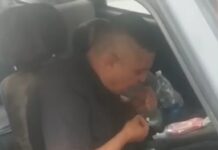 Биринчи май райондук сотунун алдында Руслан аттуу жаран оозун тигип алды