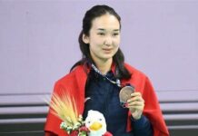 Камила Абдыл-Хамитова Ислам тилектештиги оюндарында фехтованиеден коло байге алды