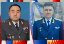 Улан Ниязбеков Өзбекстан Республикасынын Ички иштер министри менен жолугушту