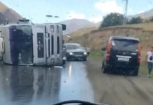 Бишкек – Ош жолунда жүк ташуучу унаа менен маршрутка кагышты