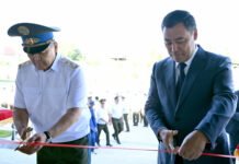 Садыр Жапаров торжественно открыл новое здание органов нацбезопасности. ФОТО