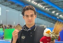 Денис Петрашов улуттук кураманын капчыгына үчүнчү медал алып келди