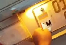 В Бишкеке штрафуют водителей авто с иностранными номерами и наклеенным флагом КР