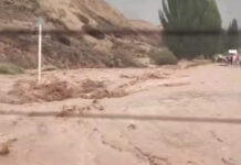 В Бооме снова сошли сели. ВИДЕО