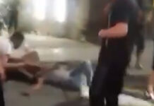 В Бишкеке «БМВ» после ДТП сбила пешеходов, три человека в реанимации