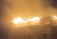 14 кабаттуу үйдөн чыккан тилсиз жоо менен күрөшүүгө 45 куткаруучу, 7 бөлүм тартылды