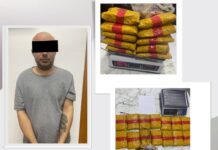 ИИМ: Өзгөчө ири өлчөмдө метамфетамин баңгизаты менен чет өлкөлүк жаран кармалды