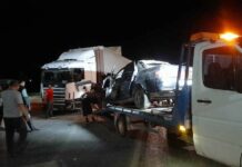 В Токтогуле милиционер насмерть сбил и протащил почти 100 метров начальника кадастровой службы