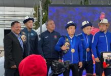 В Бишкеке торжественно встретили сборную КР по борьбе