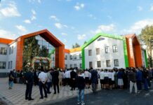 В Бишкеке открылась школа-лицей №75. ФОТО
