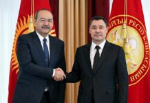 Садыр Жапаров принял премьер-министра Узбекистана Абдуллу Арипова