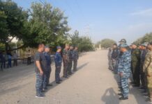 В Лейлекском районе МВД Кыргызстана и Таджикистана проводят совместное патрулирование