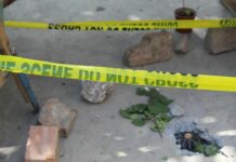 Ташиев осмотрел дом в селе Самаркандек, в который попал снаряд. ФОТО