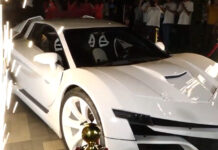 В Бишкеке презентовали первый кыргызстанский спорткар. ВИДЕО