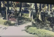 В центре Бишкека женщина за рулем «Лексуса» сбила пешехода и скрылась