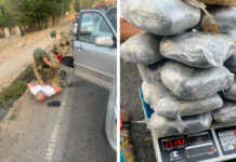 Видео задержания члена ОО «Элдик палата» и еще двух мужчин с 17 кг наркотиков