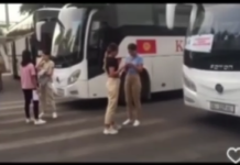 Патрульные оштрафовали водителей автобусов Управделами президента