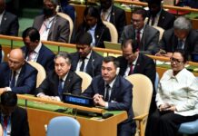 “Биз бир сантиметр жерибизди бербейбиз”, – Садыр Жапаров БУУда сөз сүйлөдү