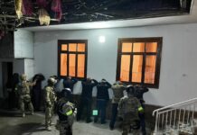 В Сузаке во время «сходки» задержали 11 членов «Хизб ут-Тахрир аль-Ислами»