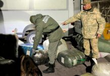 На КПП «Кордай» задержали кыргызстанца с 10 кг психоторопов