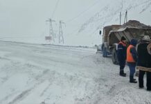 Перевал Кубакы на трассе Бишкек — Нарын — Торугарт закрыт для проезда