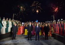 В Бишкеке торжественно открыли кыргызско-азербайджанский парк дружбы. ФОТО