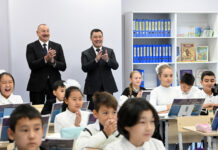 ФОТО. Столичной школе-гимназии № 20 присвоено имя Гейдара Алиева