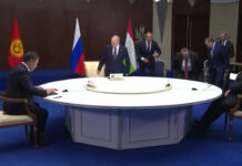 Трехсторонняя встреча в Астане. Жапаров и Рахмон не пожали друг другу руки