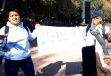 «Нарматова сдай мандат!» В Бишкеке проходит акция в поддержку свободы слова