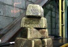 Улуттук банк 20,5 тонна алтын сатып алса, анын 19 тоннасы сатылган