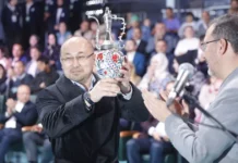 V Дүйнөлүк көчмөндөр оюндарынын эстафетасы Казакстанга берилди