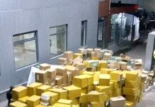 “Наркы болжол менен 42 000 000 сом”: Кен-Булуң-Автожол чек ара бекетинен мыйзамсыз жүк кармалды