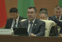 Садыр Жапаров ТМУ өлкөлөрүнүн лидерлеринин Саммитинде сөз сүйлөдү