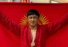 Кыргызстанец Дайырбек Карыяев стал чемпионом мира по самбо