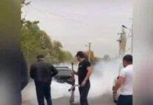 Жарандар ок атып жаткан видео боюнча милиция маалымат берди