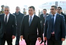 Садыр Жапаров прибыл с рабочим визитом в Ереван